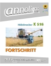VEB Fortschritt Mähdrescher E 516 Bild- Ersatzteilliste & Explosionszeichnungen  -  annoligno 158